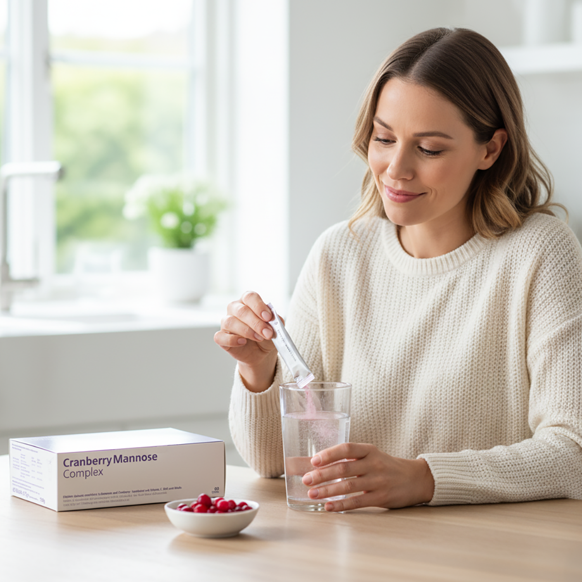 Cranberry Mannose Complex in der Anwendung